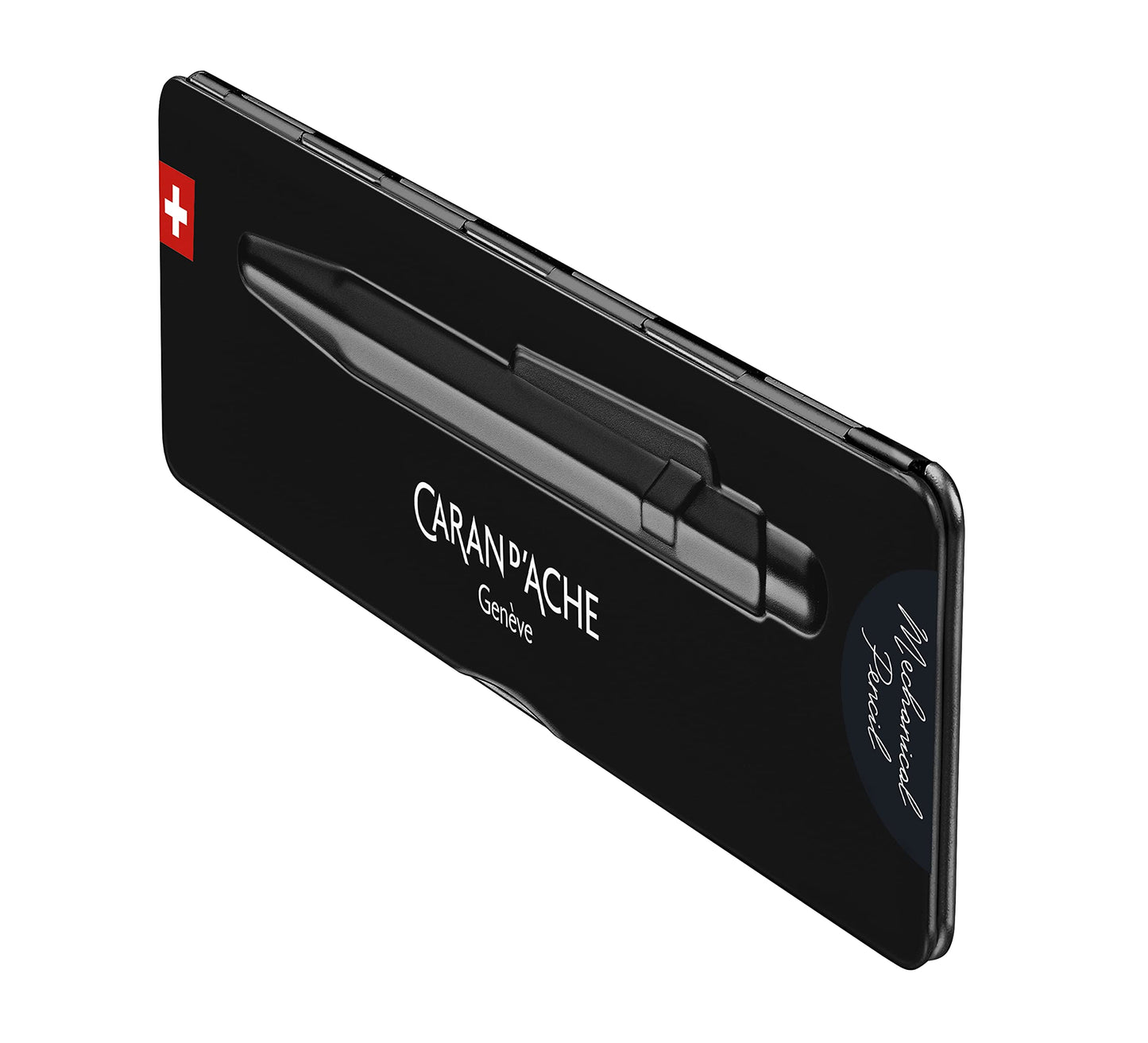 Caran d'Ache 844 Mechanical Pencil 0.7MM - Black Code in Slimpack Case