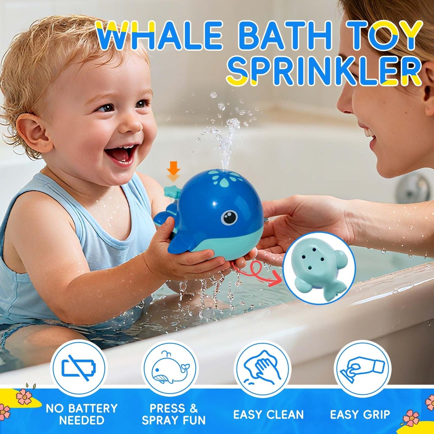 14PCS Bath Toys & 17PCS Toddler Bath Toys