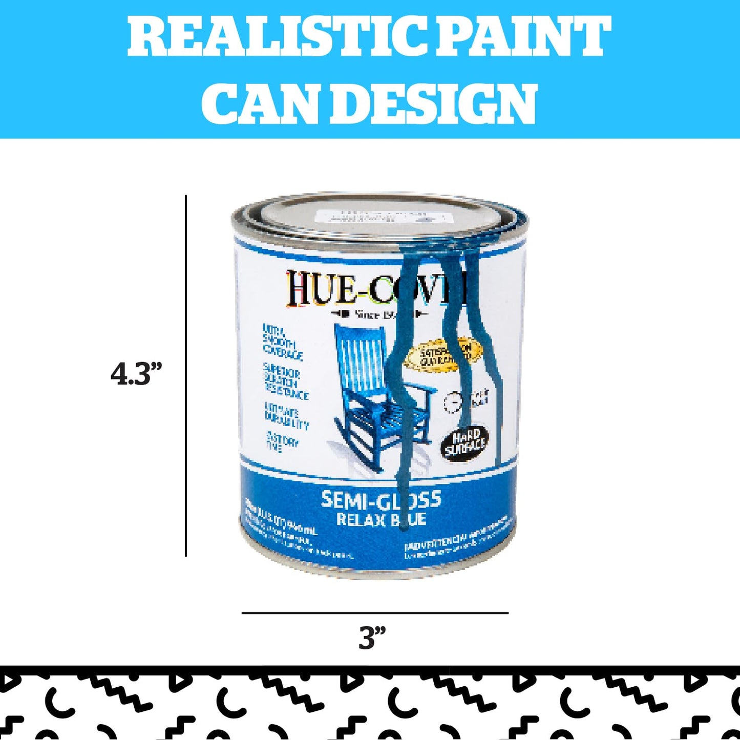 BigMouth Quart of Paint Diversion Can Safe, Hidden Stash Container for Valuables, Realistic Weighted Secret Compartment