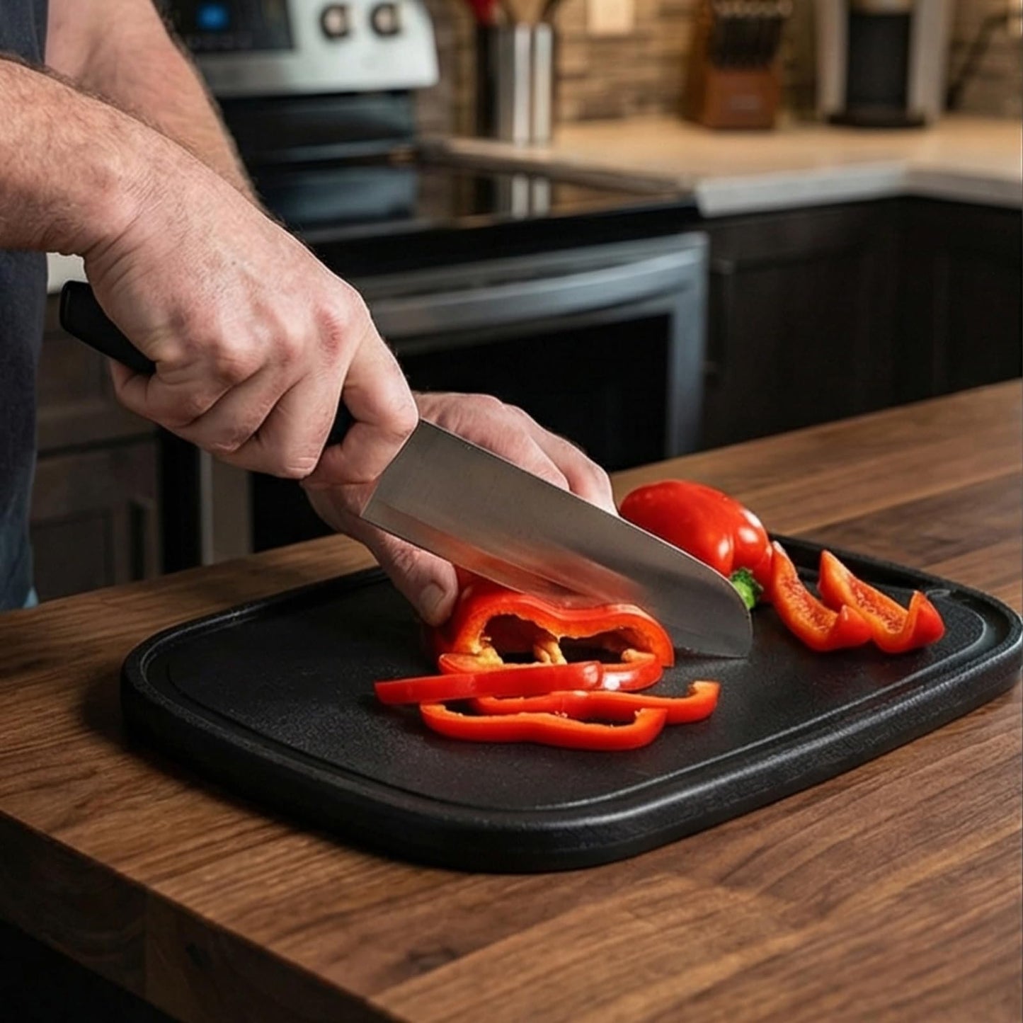 YERGOFE 5 in 1 Portable Camping Kitchen Utensil Set- Portable Cutting Board and Kitchen Utensil Set, Mini Travel Kitchen for Camping and Dorm Room, Space-Saving Cutting Board