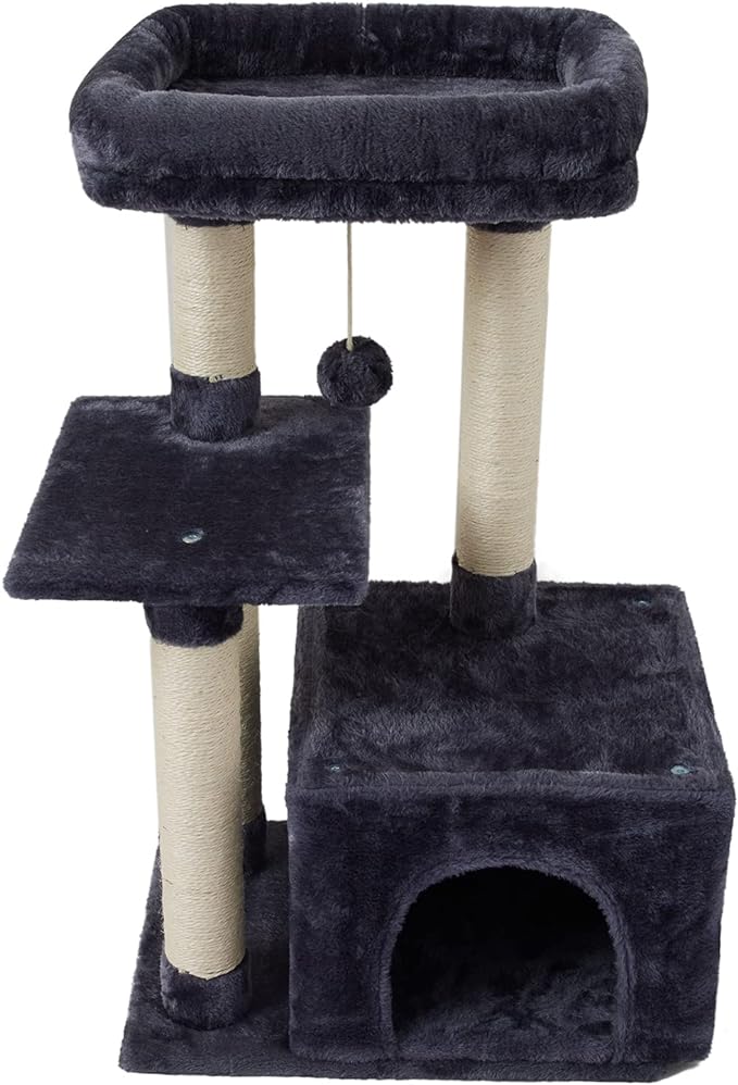 Cute Cat Tree Kitten Cat Tower Condo Cat Furniture Sisal Scratching Posts B
