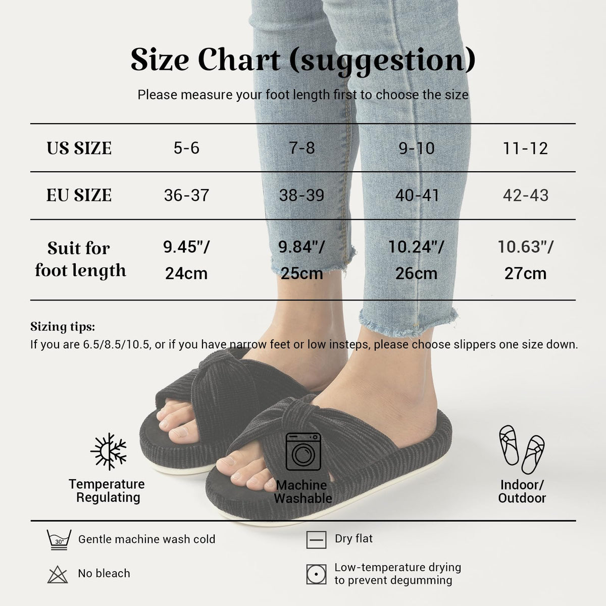 Slippers for Women Memory Foam House Bedroom Bow Crossbands Pearlescent Slipper Shoes Comfy Trendy Gift Slippers Black Size 5 6 5.5