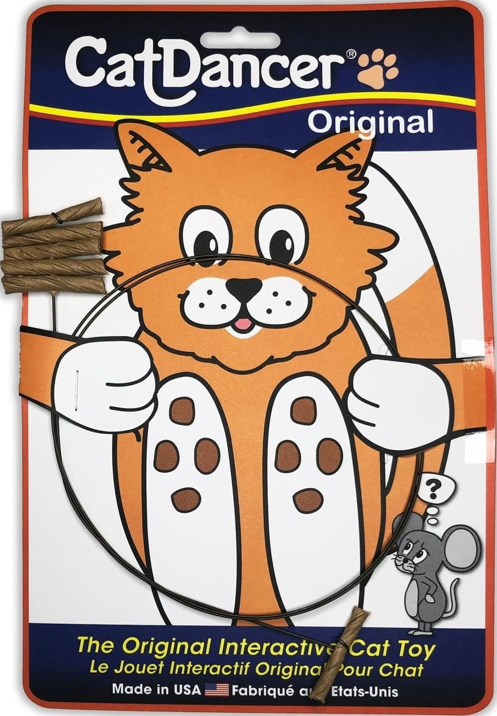 Cat Dancer Products 101 Interactive Cat Toy, Brown