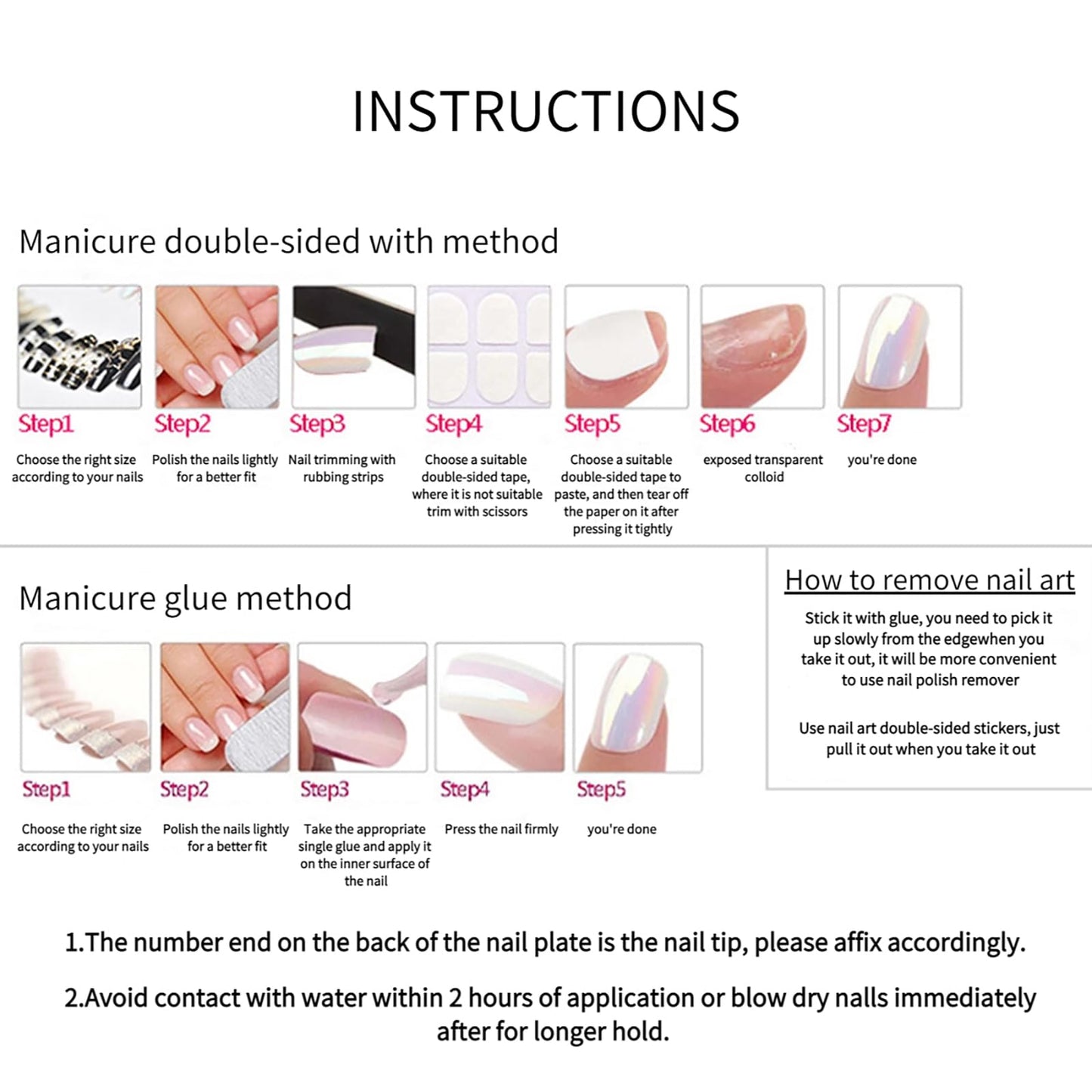24Pcs French Tip Press on Nails RTKHFZE Extra long Ballet False Nails Coffin Full Cover Fake Nails with Jelly White Gradient Designs Acrylic Nails Press Ons Stick on Nail for Women Manicure