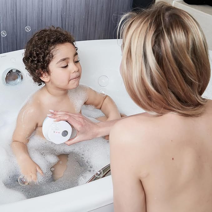 Electric Body Brush,5 Attachments Brush Heads Electric SPA Brush Spin Scrubber for Shower Bathing Cleansing Wash Deep Cleaning with Silicone Rechargeable IPX7 Waterproof