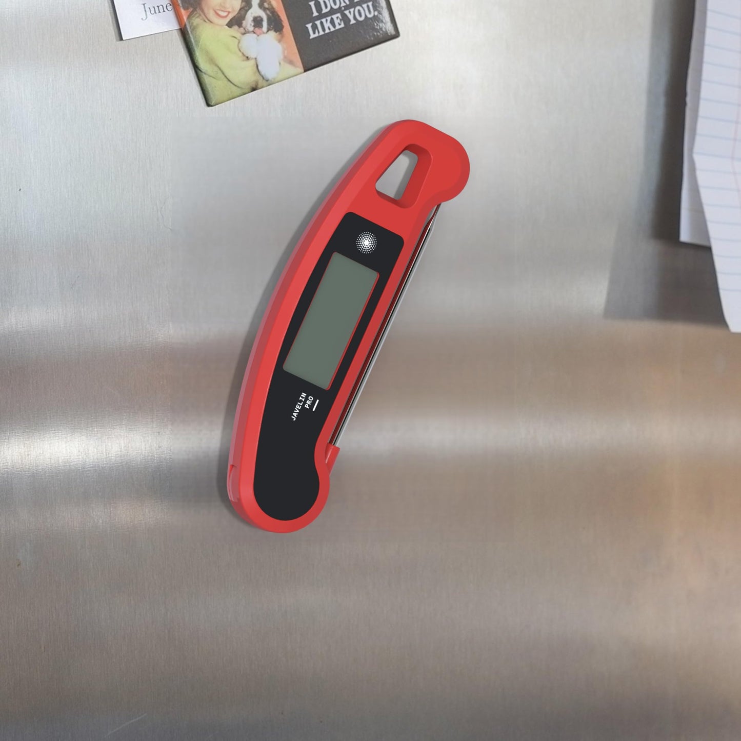 Lavatools Javelinยฎ PRO Classic Ultra-Fast 2-Second Professional Digital Instant Read Meat Thermometer for Grill and Cooking, Auto-Rotating Backlit Display, IP65 Water Resistant, NSF Certified โ Wasabi