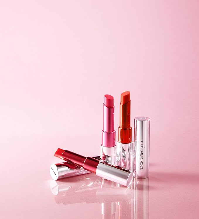 JUNG SAEM MOOL New Classic Glaze Lipstick 2.3g, High-Shine Slim Lipstick with Volumizing Menthol, Lightweight Non-Sticky Glassy Finish, Nourishing Lip Care, Korean Lip Makeup (Narcissism Pink)