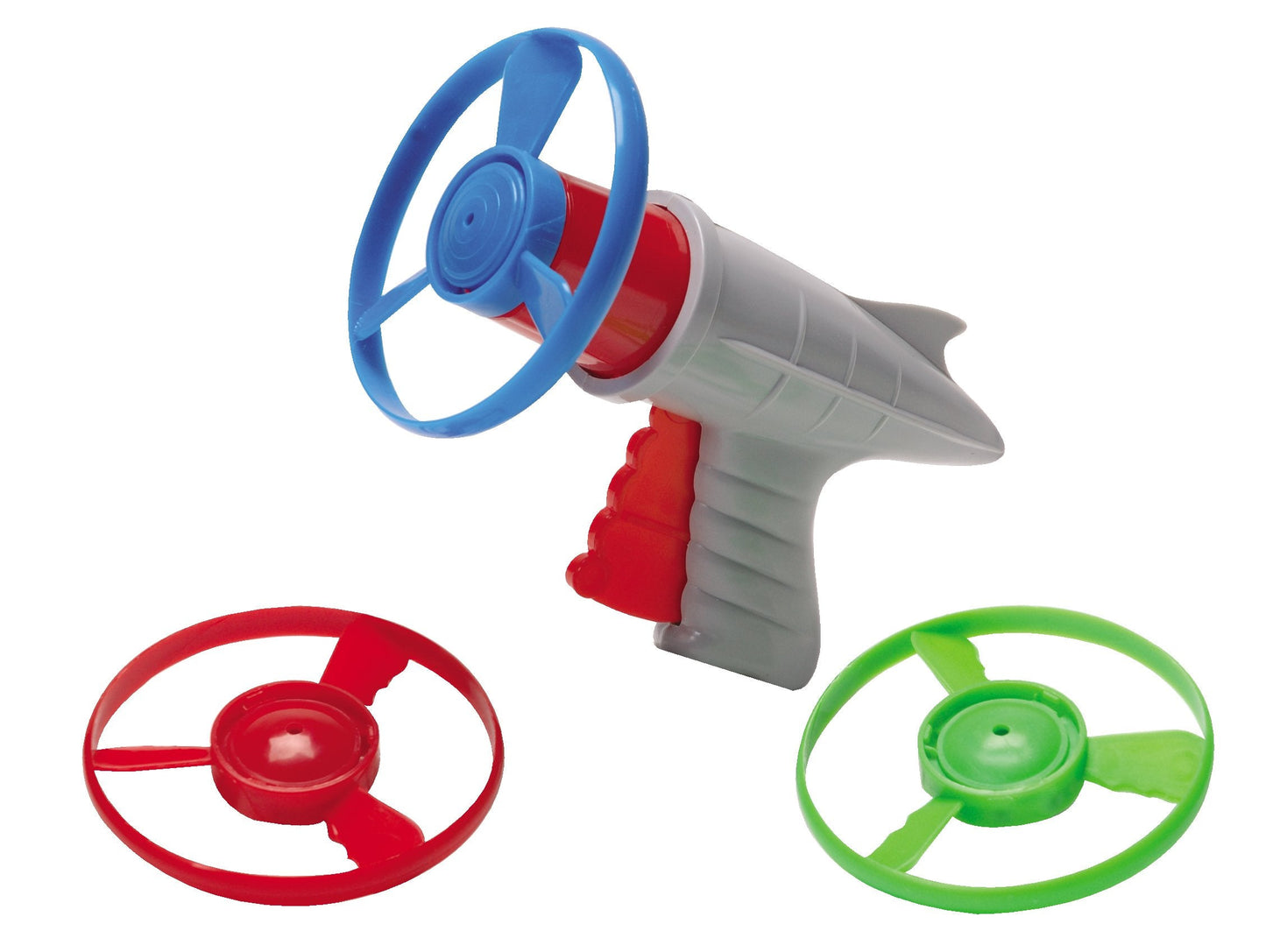Schylling Lunar Launcher - Retro Launching Toy - Shoots Colorful Disks Horizontally and Vertically - Includes Launcher and Three Disks - Ages 6 and Up