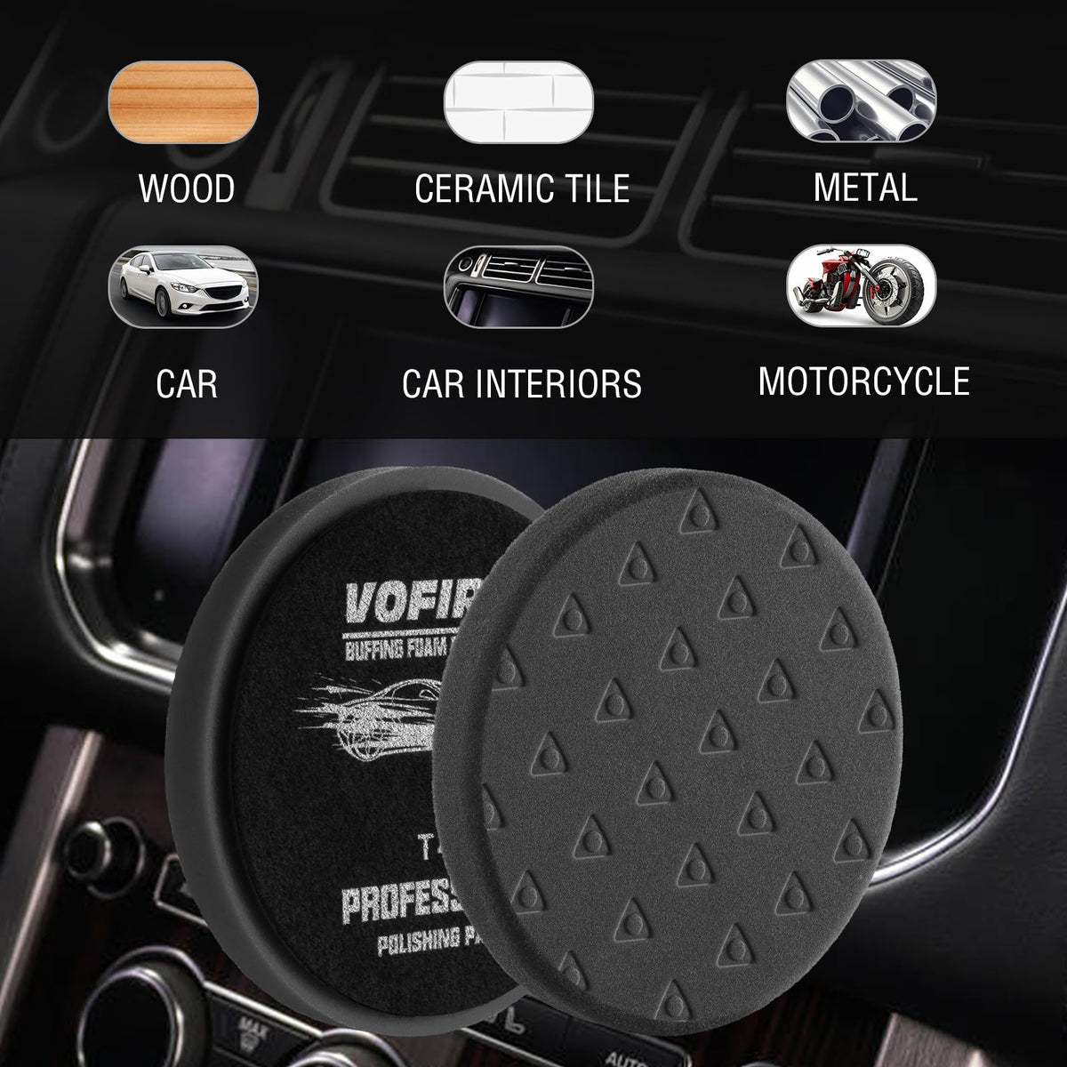 Black Soft Polishing Pad (3 Count)