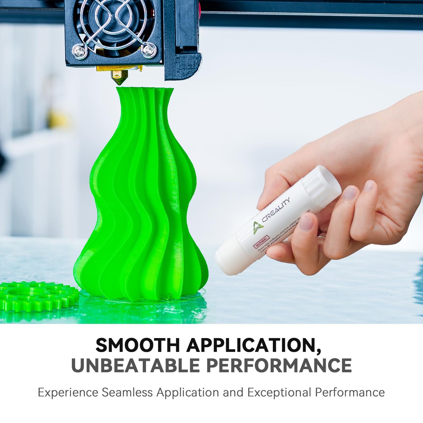 Creality 3D Printer Glue Sticks for Hot Bed Warping Reducing 3D Printer Bed Adhesive PVP Solid 3D Print Glue Stick 3D Gloop for PLA/ABS/PETG/PC/PA/TPU(Pack of 4)