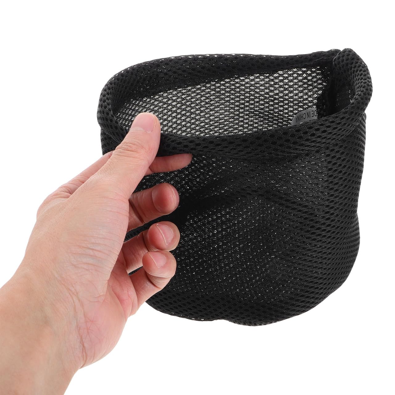 BESPORTBLE Camping Storage Bag Lightweight Mesh Organizer for Cooking Utensils Cups Kettles Portable Round Bottom Outdoor Kitchen Essentials