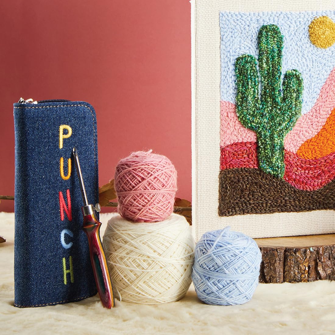 KnitPro Punch Needle Kit | Vibrant