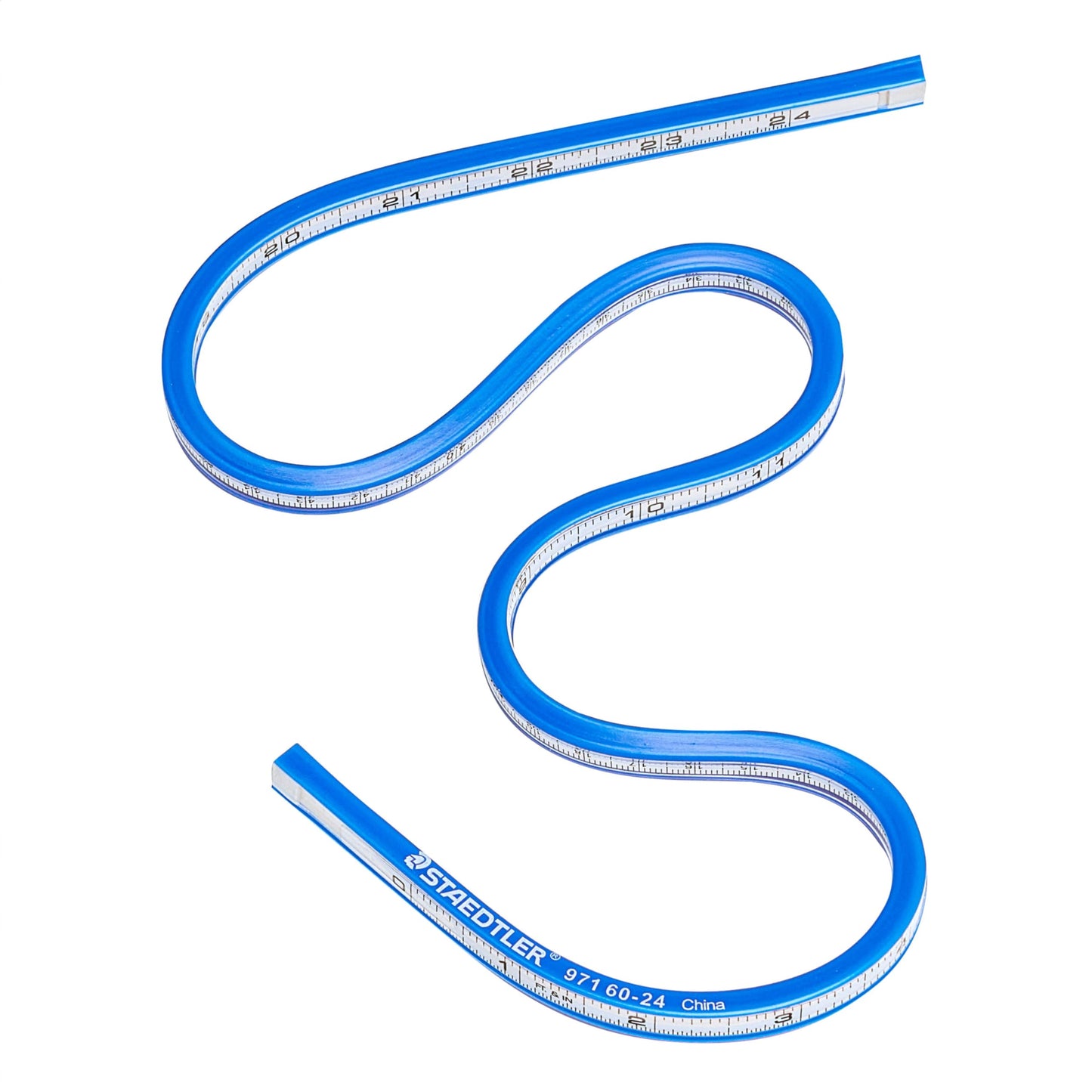 Staedtler Flexible Curve with Inch and Metric Scale Markings, 24 Inch/60cm, 97160-24BK