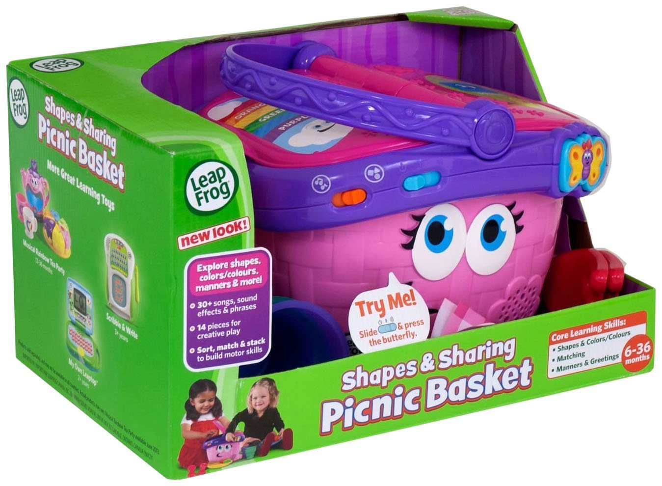 LeapFrog Shapes and Sharing Picnic Basket