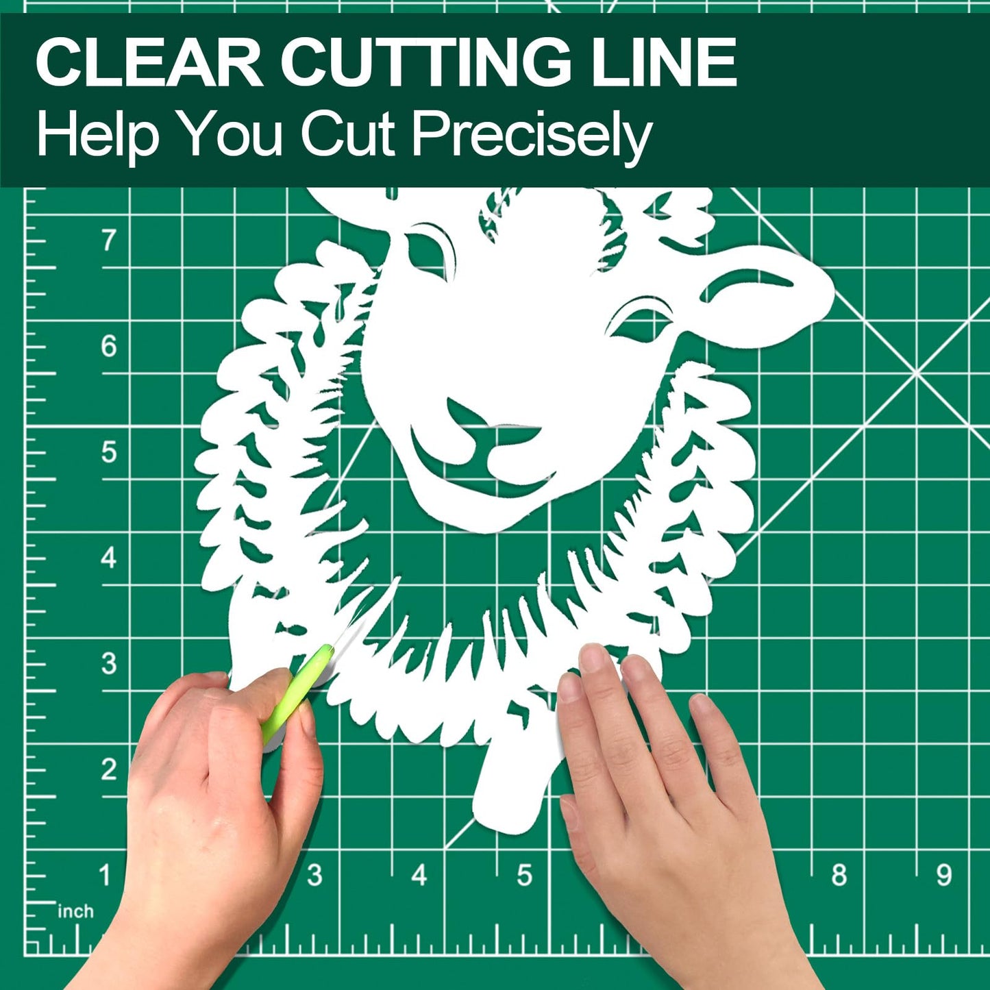 10 Pcs Self Healing Cutting Mat Bulk, 12"×18" Rotary Cutting Mats for Crafts, A3 Sewing Boards for Fabric Quilting Scrapbooking Precision Cutting Double Sided 5-Ply