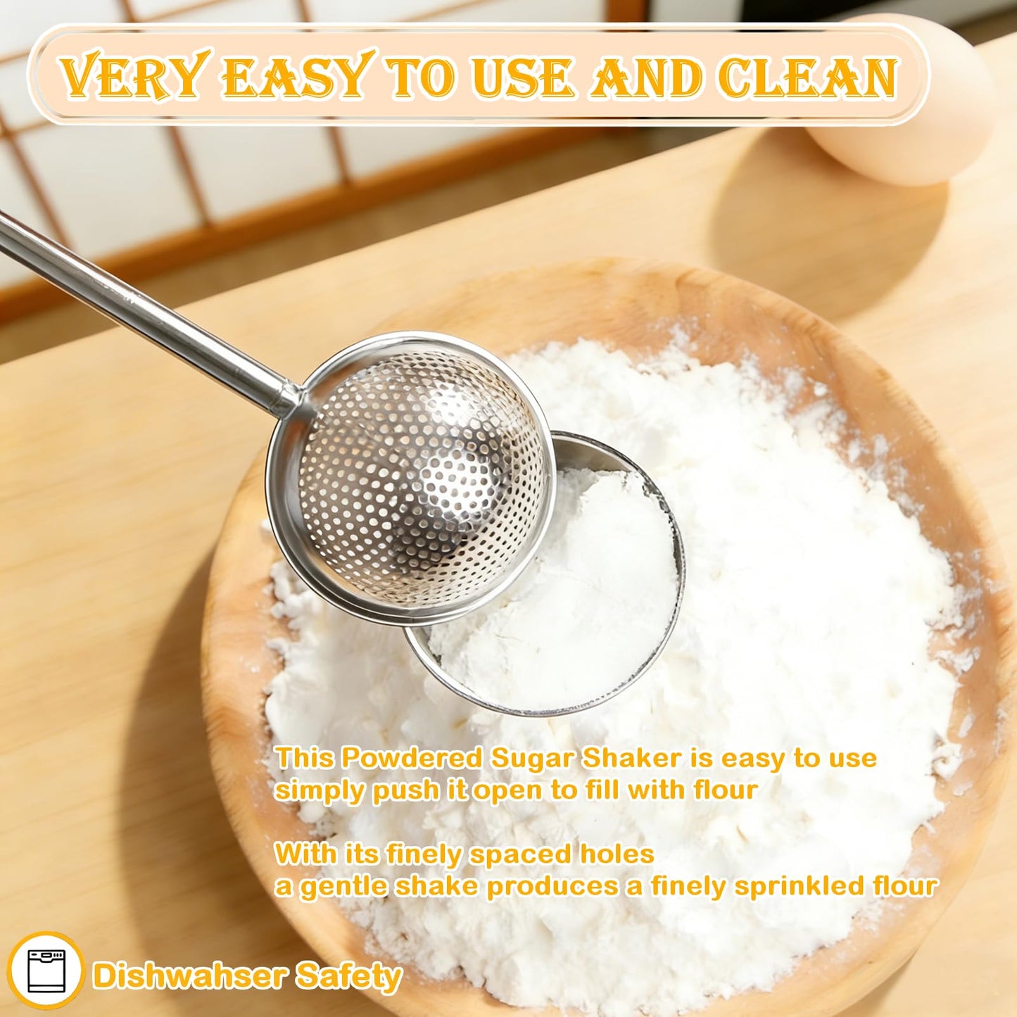 CUTENJOY Bread Lame and Flour Duster, 304 Stainless Steel Bread Baking Supplies with Razor Blades & Leather Cover, Professional Bread Scoring Knife, Flour Duster for Baking