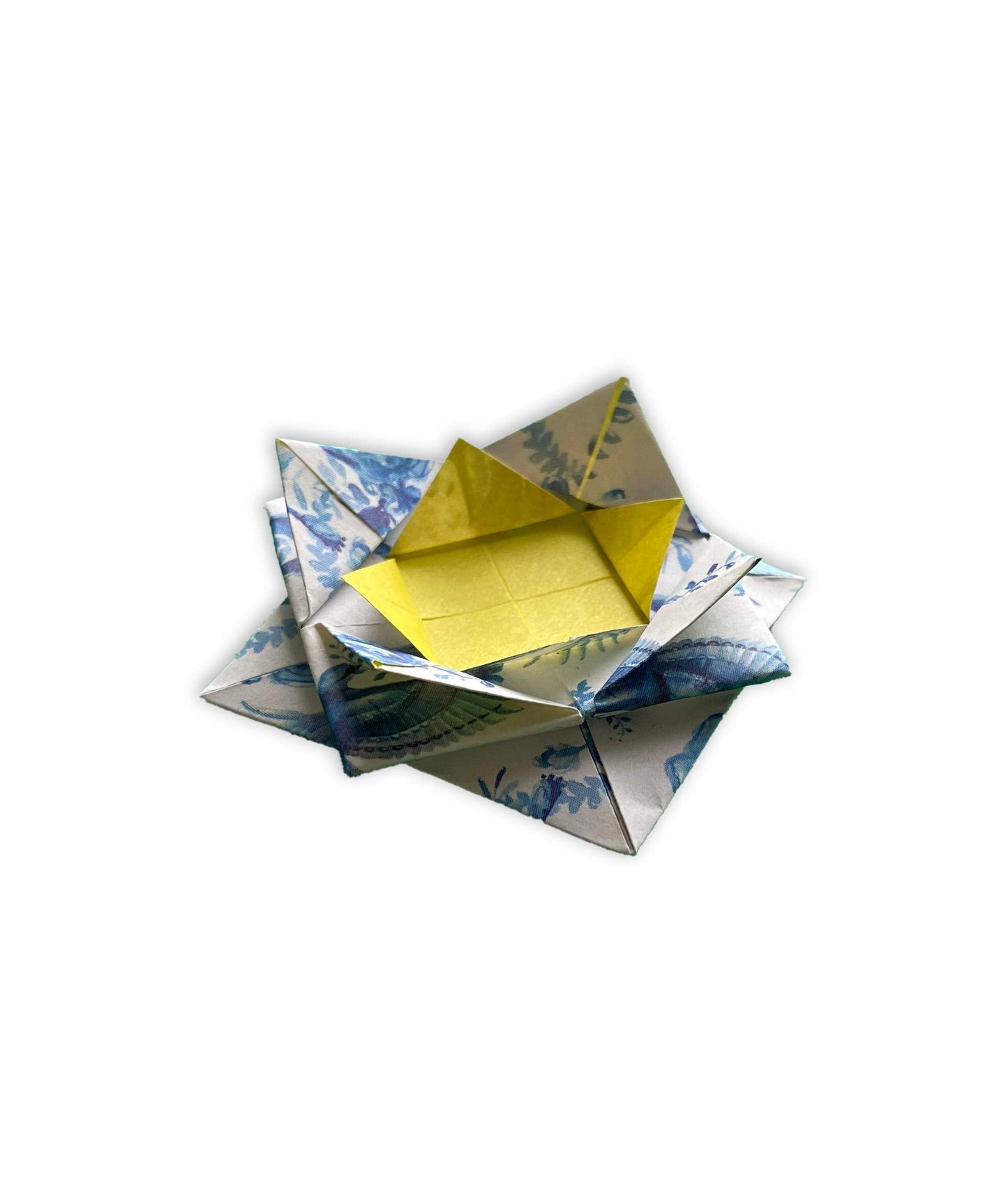 Origami Paper 500 sheets Blue and White 4" (10 cm): Double-Sided Origami Sheets Printed with 12 Different Designs