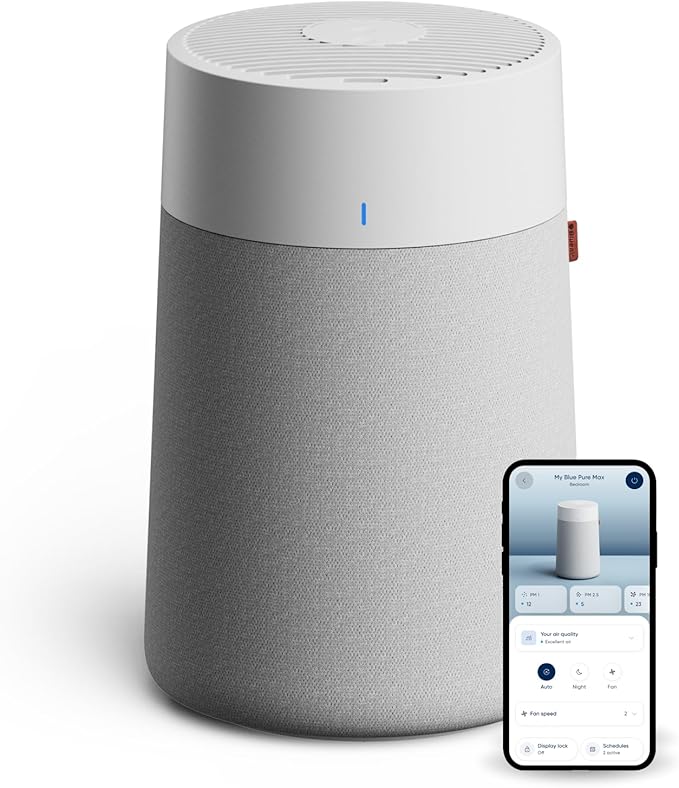 BLUEAIR Air Purifiers for Home Bedroom Dorm Office up to 907 Ft², Blue 511