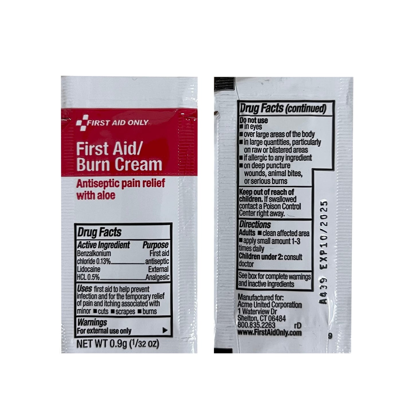 First Aid Only 9302-25M 25-Person Contractor's First Aid Kit for Home Renovation, Job Sites, and Construction Vehicles, 178 Pieces, White