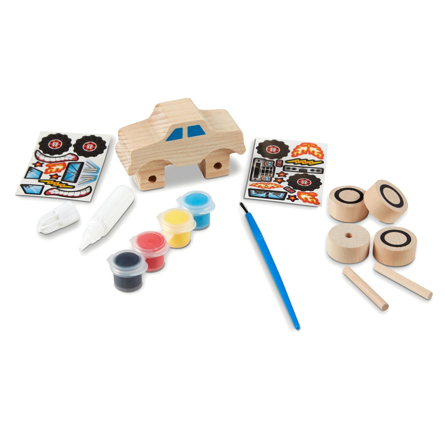 Melissa & Doug Created by Me! Monster Truck Wooden Craft Kit