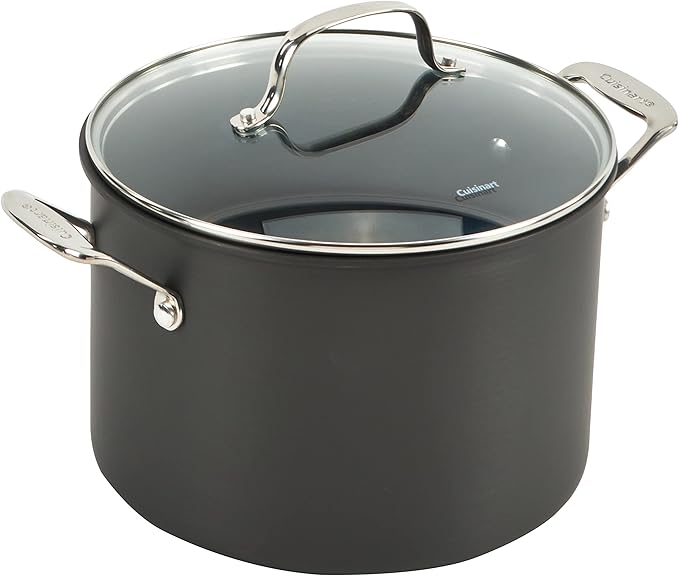 Cuisinart 14-Piece Cookware Set, Chef's Classic NonStick Hard Anodized, Gray, 66-14N