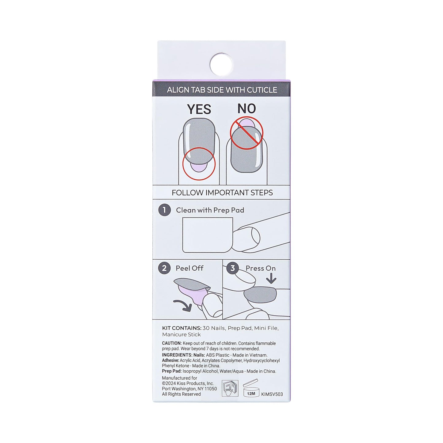 Kiss Impress No Glue Mani Press On Nails, Design, 'Before Sunrise', Green, Short Size, Squoval Shape, Includes 30 Nails, Prep Pad, Instructions Sheet, 1 Manicure Stick, 1 Mini File
