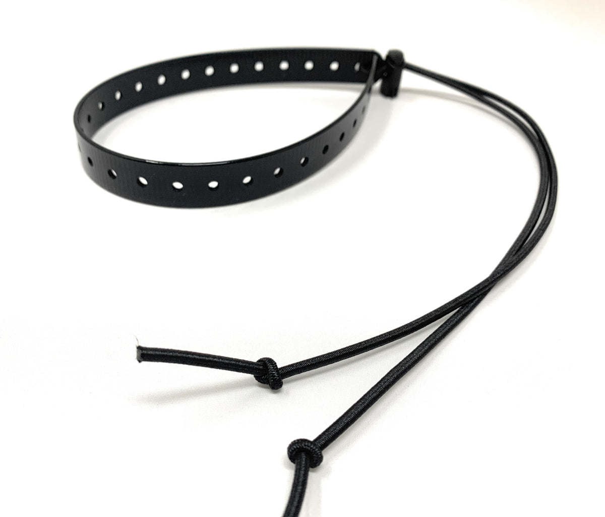 Replacement GPS eCollar with Adjustable Bungee, Multi-Hole Design, and Secure Toggle Closure for Small Dogs (Reflective Pink, Small Neck)