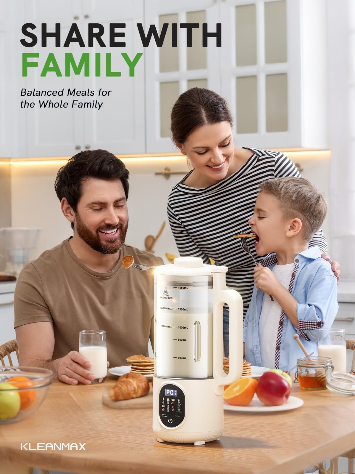 Upgraded 55oz Nut Milk Maker Machine (Extra Large),10-in-1 Automatic Soy Milk Maker with 20 Blades, Homemade Plant-Based Oat, Almond Milk Maker with Auto Clean/DelayStart/BoilWater/Keep Warm,5-6 Cups