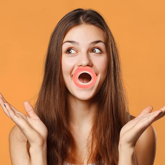 4pcs Silicone Lips Face Slim Exerciser Rubber Muscle Lips Trainer Tightener Tool