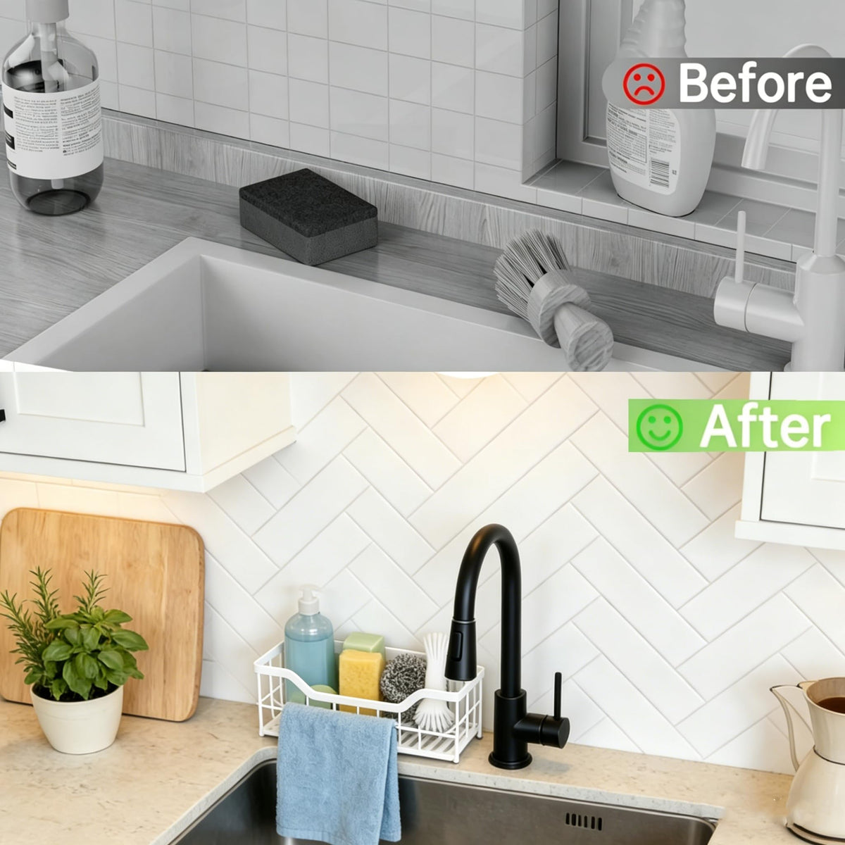 Sponge Holder for Kitchen Sink