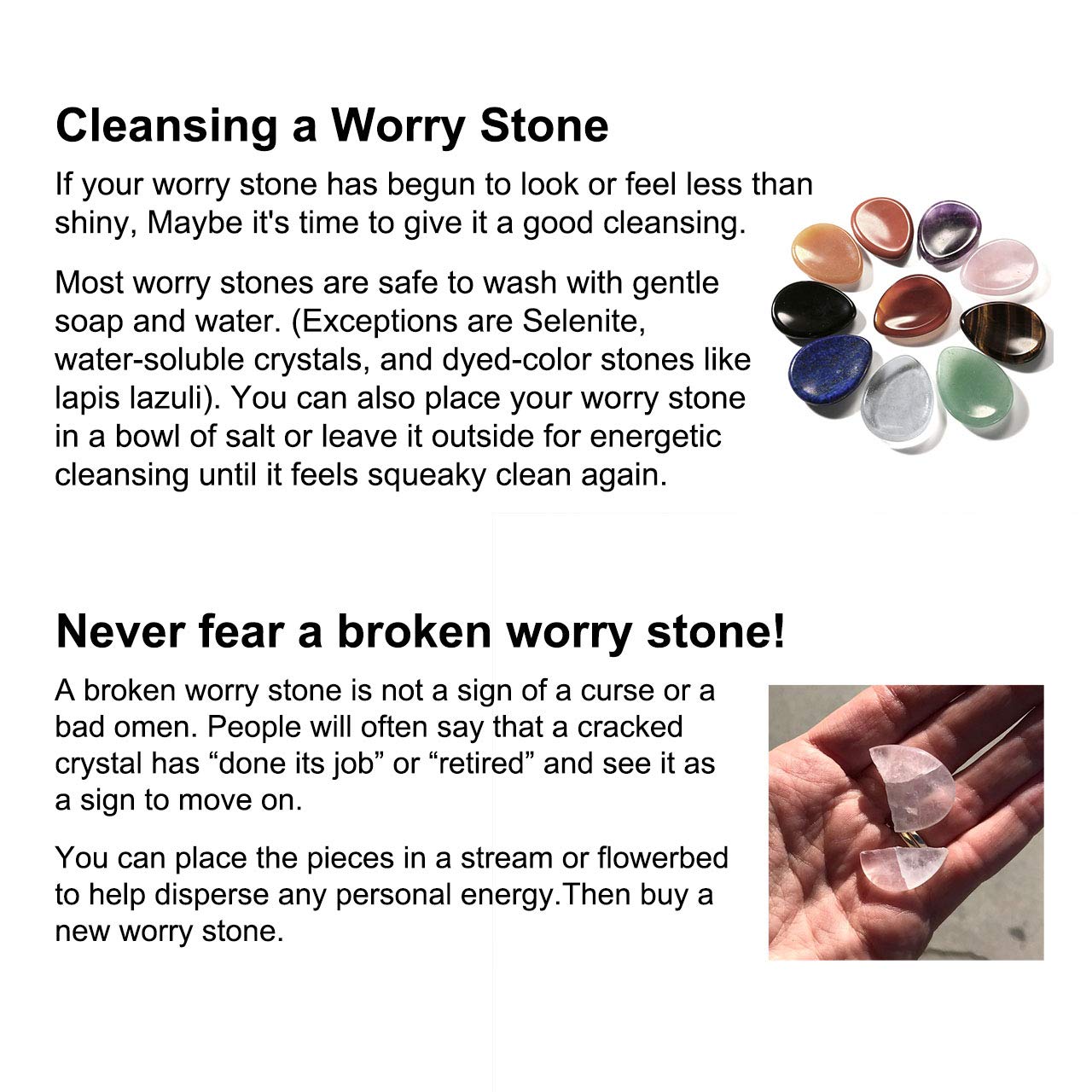 CrystalTears Rose Quartz Crystal Worry Stone Thumble Polished Healing Crystals Pocket Palm Stone Thumb Worry Stones for Anxiety Stress Relief Crystal Therapy