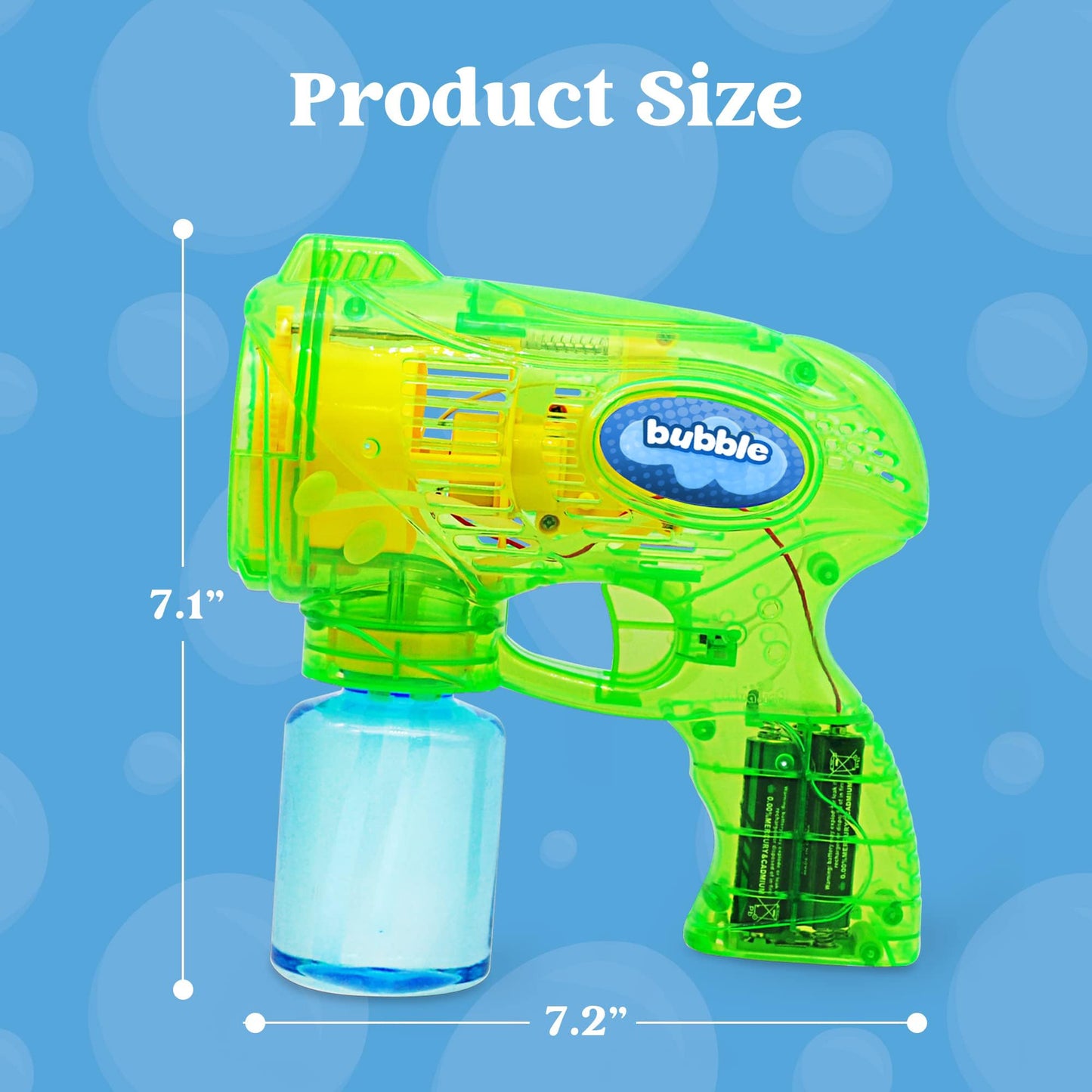 JOYIN 2 Bubble Guns Blaster Kit with 2 Solution for Kids, Automatic Bubble Maker Blower Machine for Party Favors, Birthday, Outdoor & Indoor Activity, Summer Toy