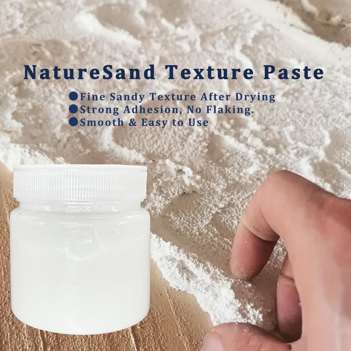 Sand Texture Paste, Realistic Ground Effect for Crafts Models Natural Sand Effect Paste, Create Earthy, Textured Surfaces for Art & Diorama