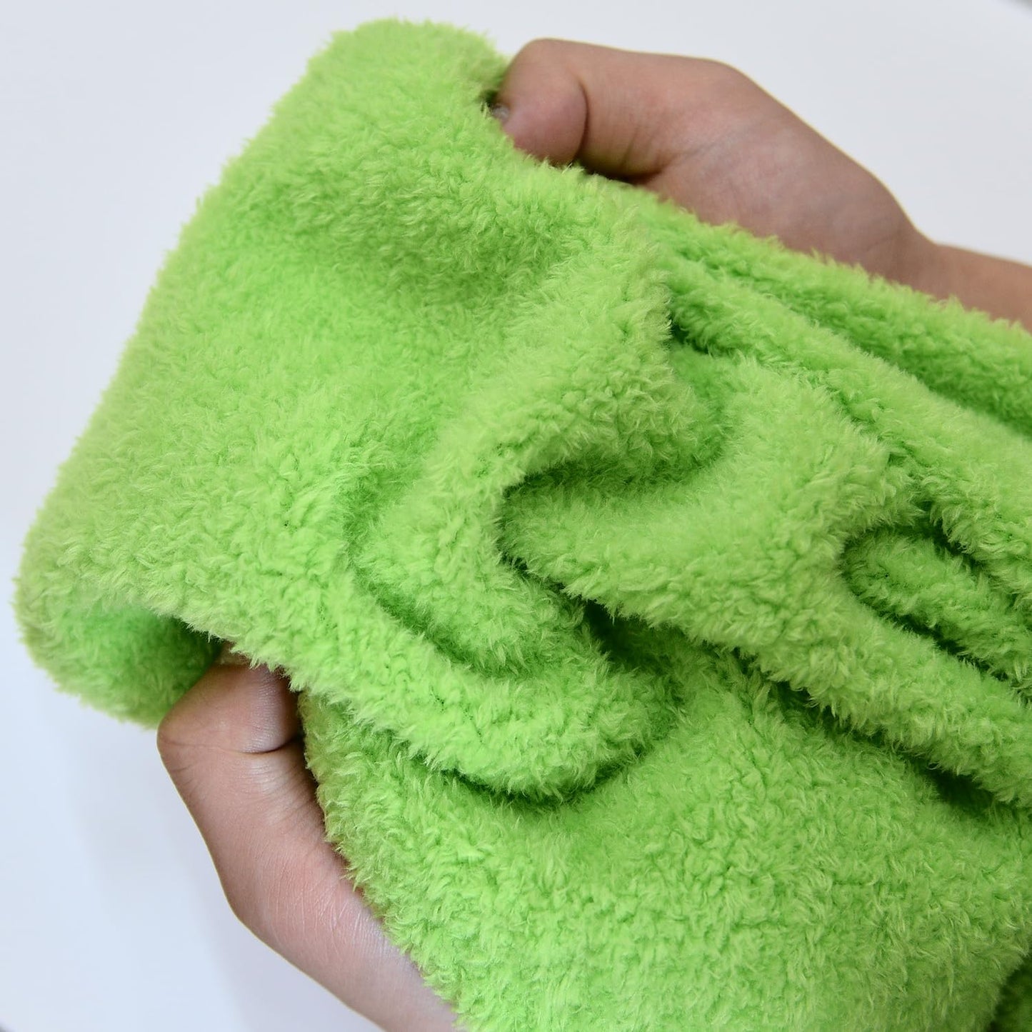 Surf turtle Faux Fur Fabric,Fluffy,Soft Craft Material for DIY Crafts,Rugs, Pillows,Projects, Sewing 36''x60'', Emerald Green
