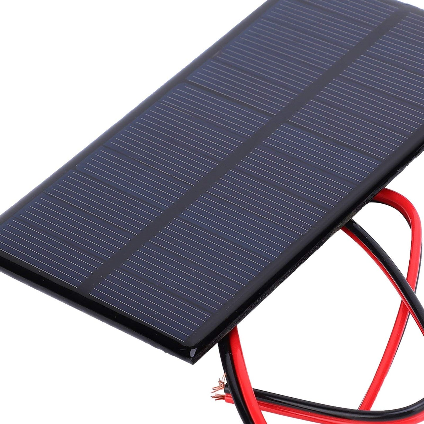 Moncer 1W 6V Mini Solar Panel, 3PCS Polysilicon Cell Charger Module with 30cm Cable for Solar Lawn Lights Solar DIY System Kit