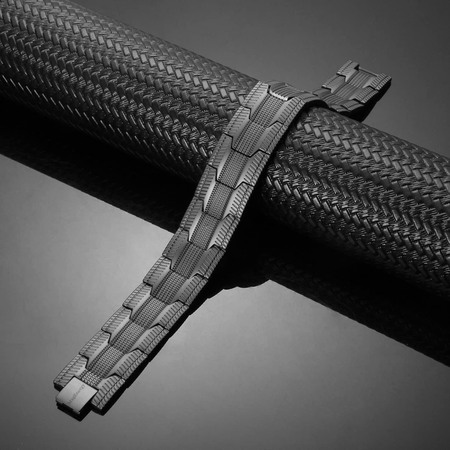 MagEnergy Copper Bracelet for Men, 3-Row Magnet Design, Ultra Strength Magnetic Bracelet 99.99% Pure Copper Wristband Adjustable Jewelry Gift with Sizing Tool