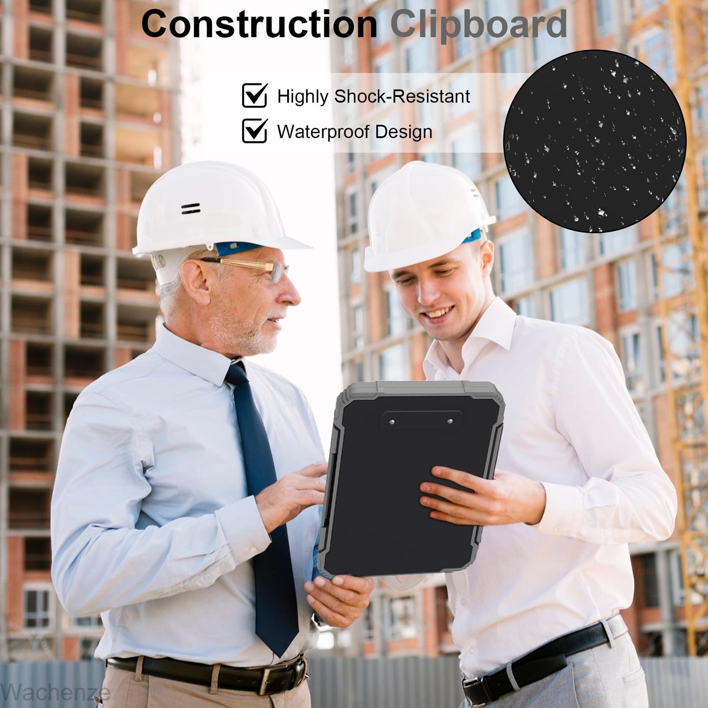 Wachenze Thicker Clipboard with Storage, Internal Pen Pouch Included, A4 / Letter Size, Toughest Plastic Contractor Clip Boards 8.5x11, High Capacity Clipboards Box Case for Contractor Trucker Driver