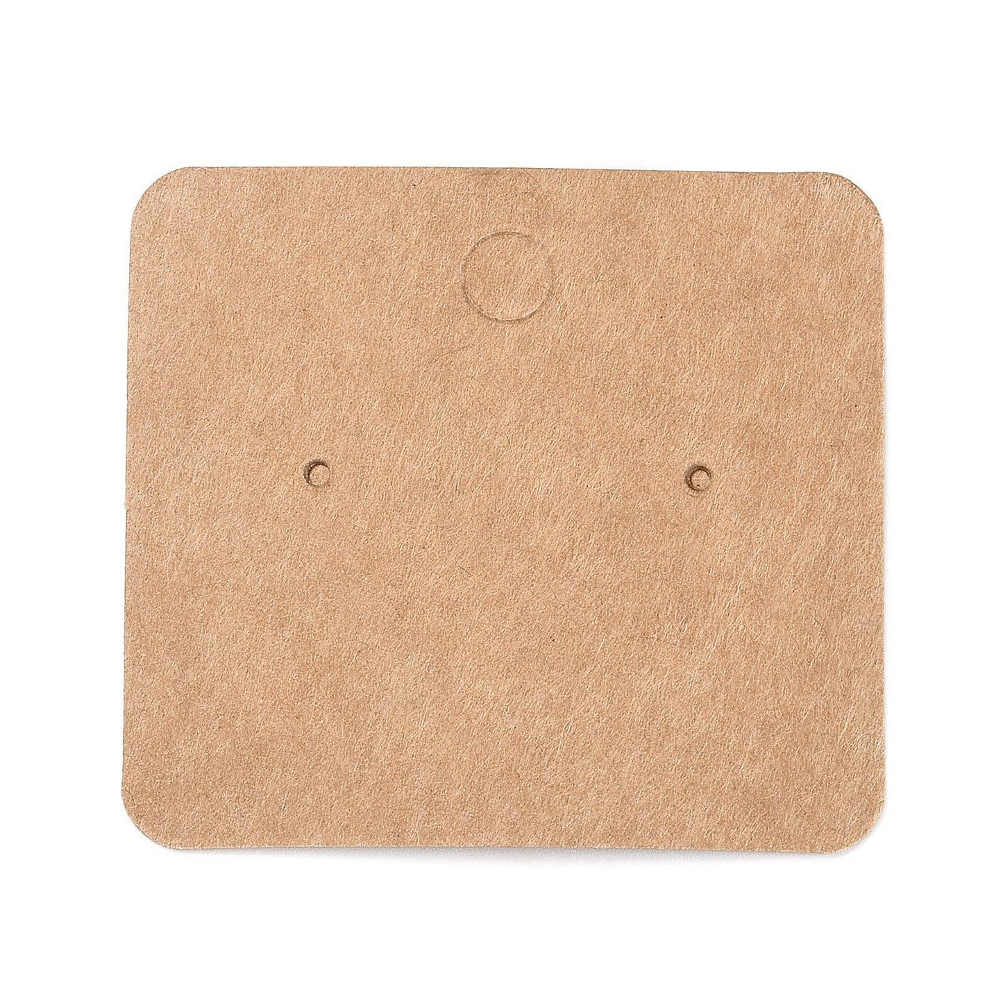 Airssory 400 Pcs 2x1.8" Blank Kraft Paper Earring Display Cards Earring Display Holder Cards for Earrings Jewelry Display