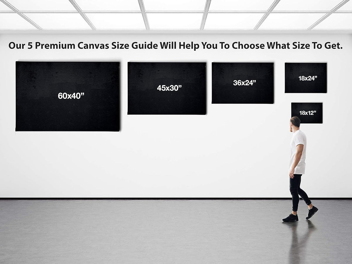 Death Star Inspired Canvas Print Wall Art | Futuristic Space Station Artwork | Smooth Surface Home Decor – Various Sizes (36in x 24in Modern Black Framed)