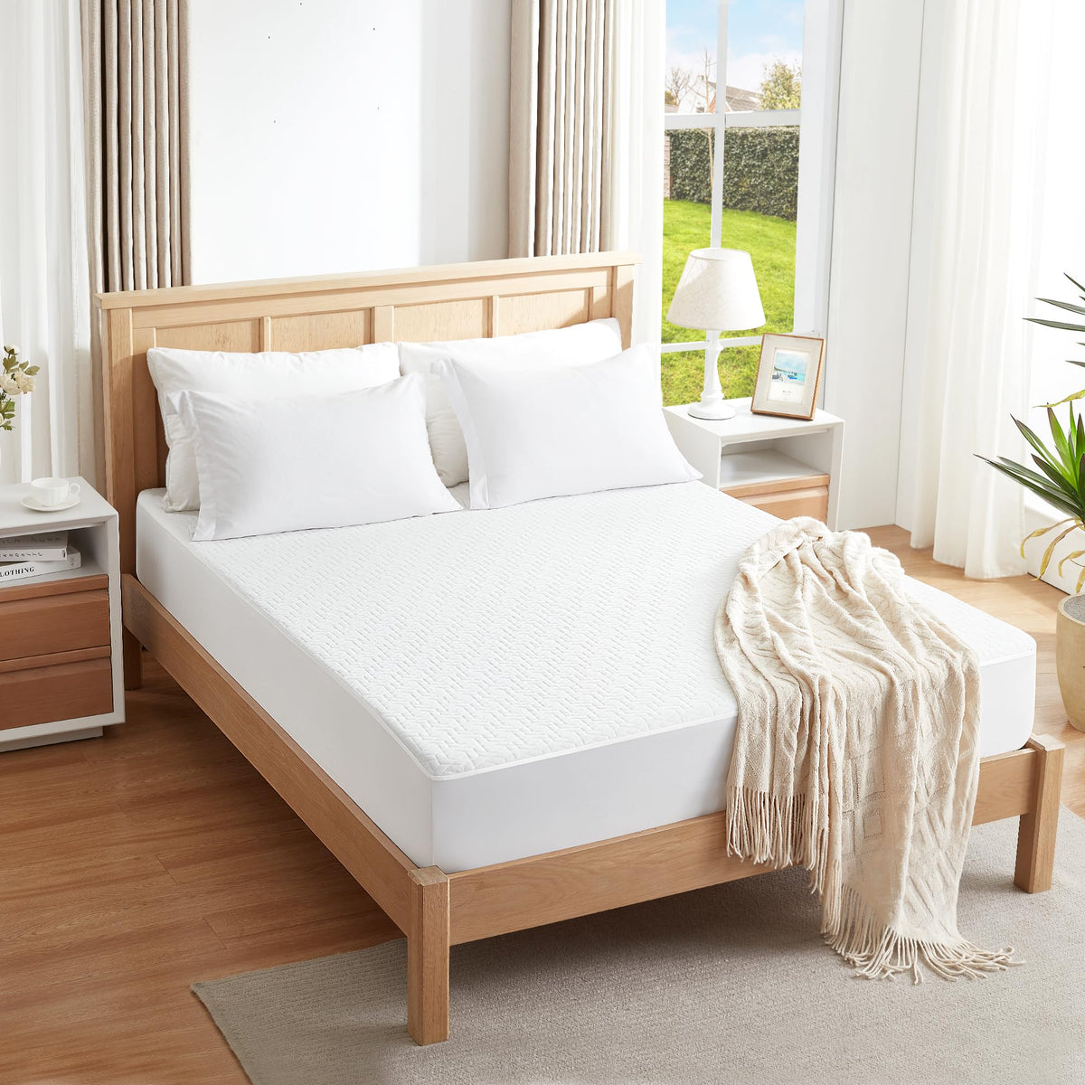 100% Waterproof Mattress Protector Full Size