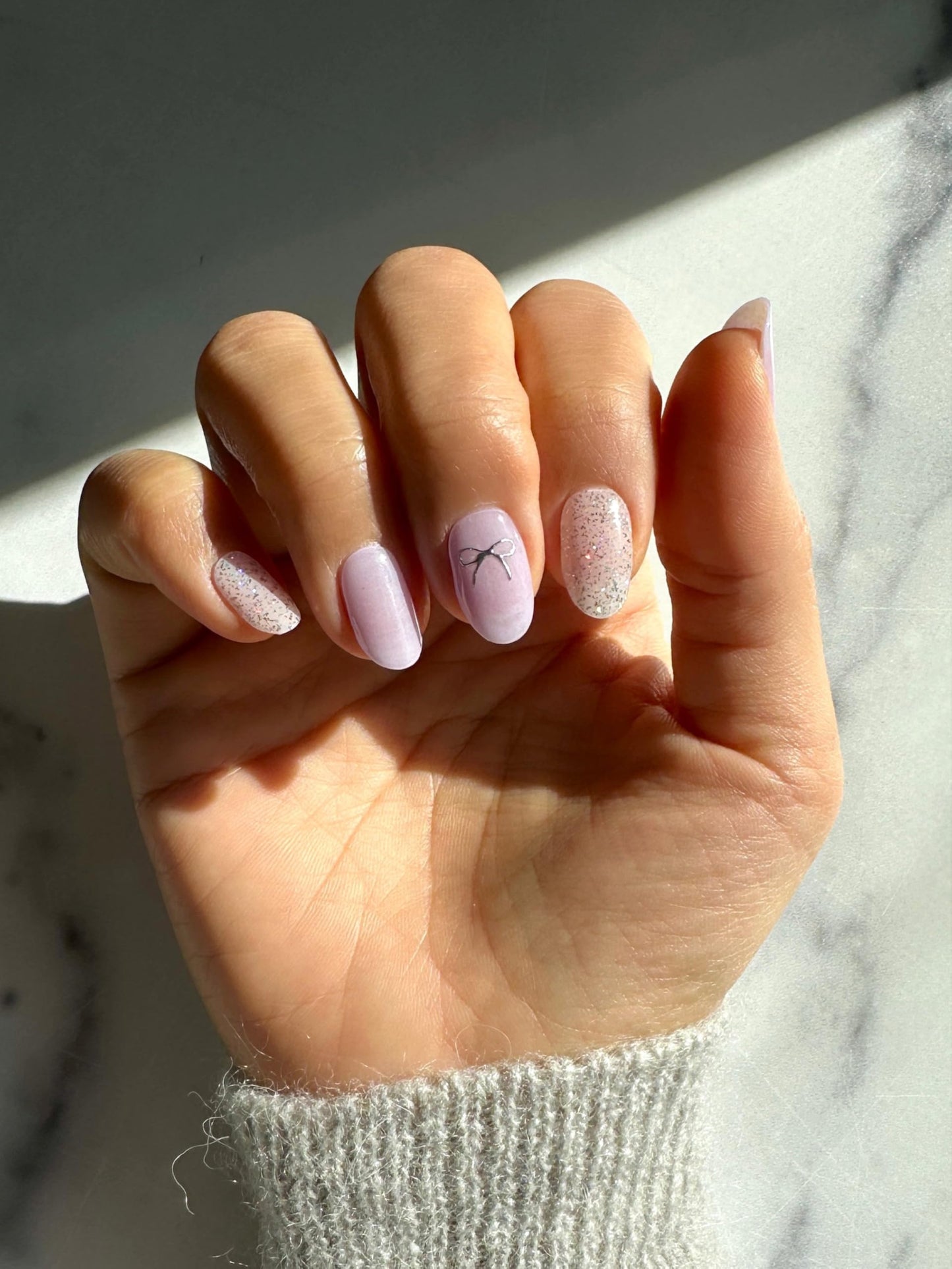 Nova Nails Semi Cured Gel Nail Strips (Lady Lilac)