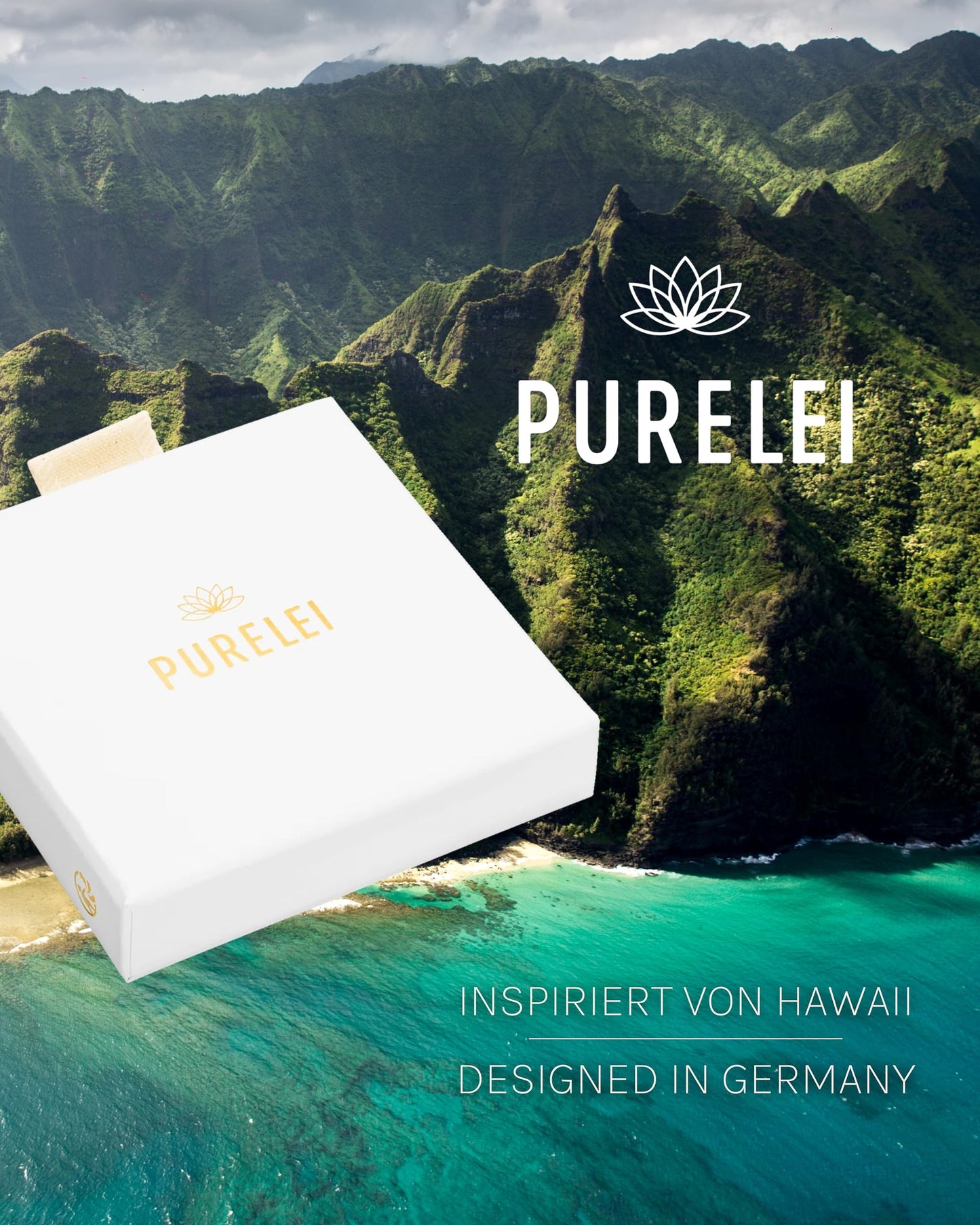 Purelei® Sun Necklace: Waterproof & Adjustable, Chain with sun pendant, 20 to 22 inch adjustable length, 18K Gold plated stainless steel
