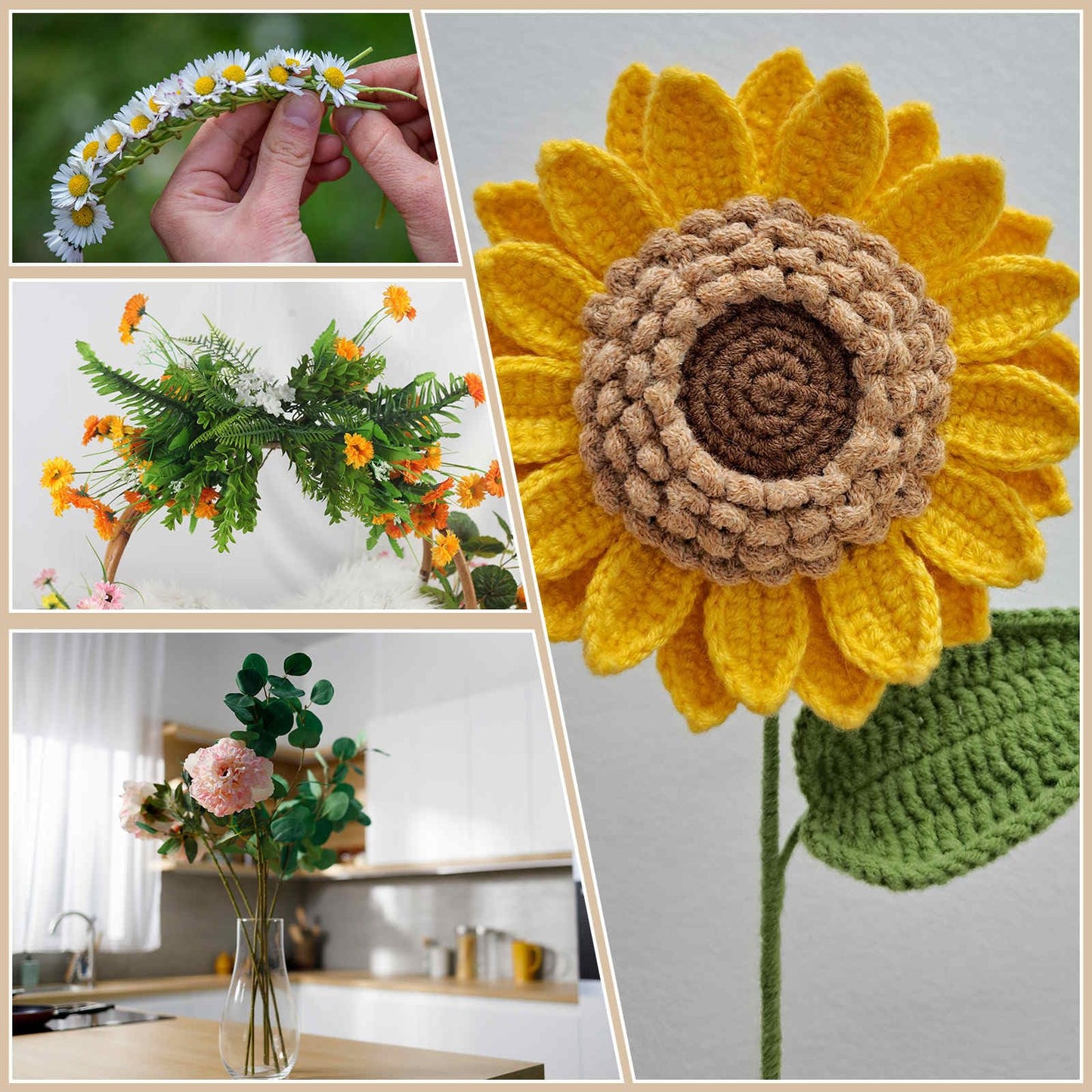 MECCANIXITY 100pcs White Floral Wire Stems Bendable 0.9mm 20 Gauge Florist Wire for Artificial Flower Making Crafts Wreaths Supplies