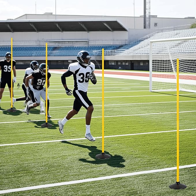 5 FT Agility Training Poles,Speed and Agility Training Equipment