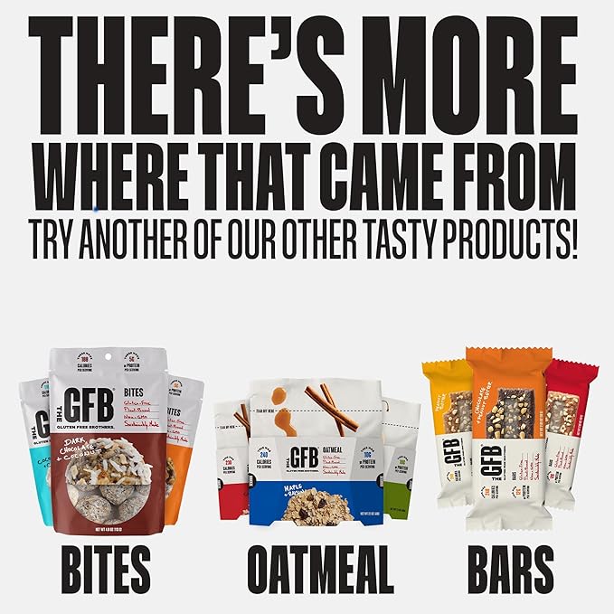 The GFB Dark Chocolate Almond Protein Bars - Gluten Free, Plant Based, Non GMO, Sustainably Made – Ridiculously Tasty, Healthy, Vegan, Nutrition Snack Protein Bars, 2.05 oz (12 Count)