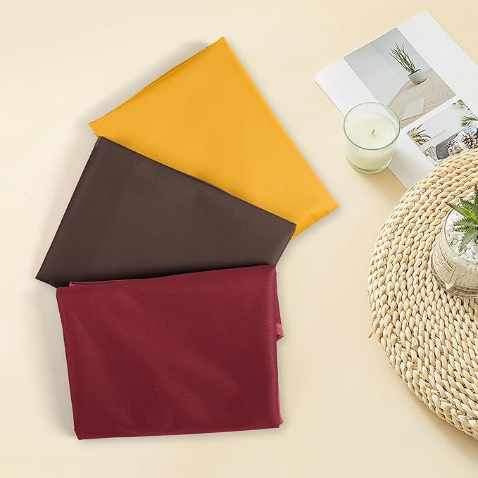 Adult Bibs-3 Pcs Washable Clothing Protector with Upgraded Crumb Catcher