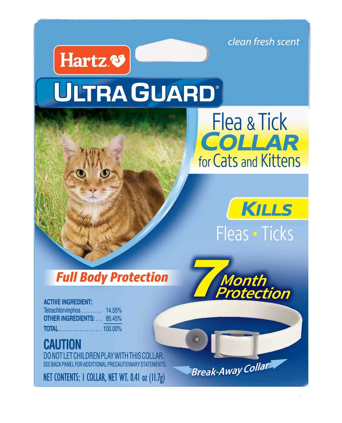 Hartz UltraGuard Purple Flea & Tick Collar for Cats and Kittens - 7 Month Protection
