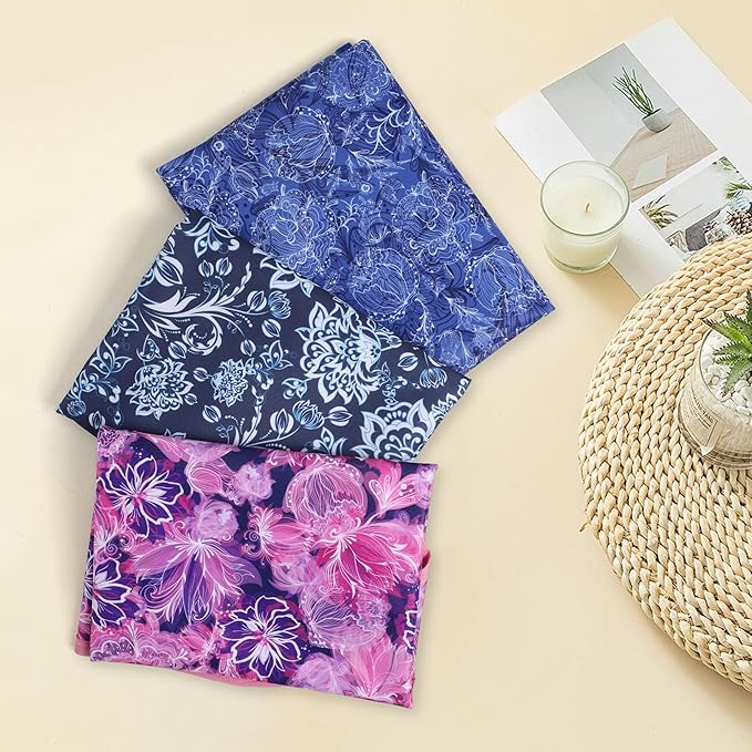 Adult Bibs-3 Pcs Washable Clothing Protector with Upgraded Crumb Catcher
