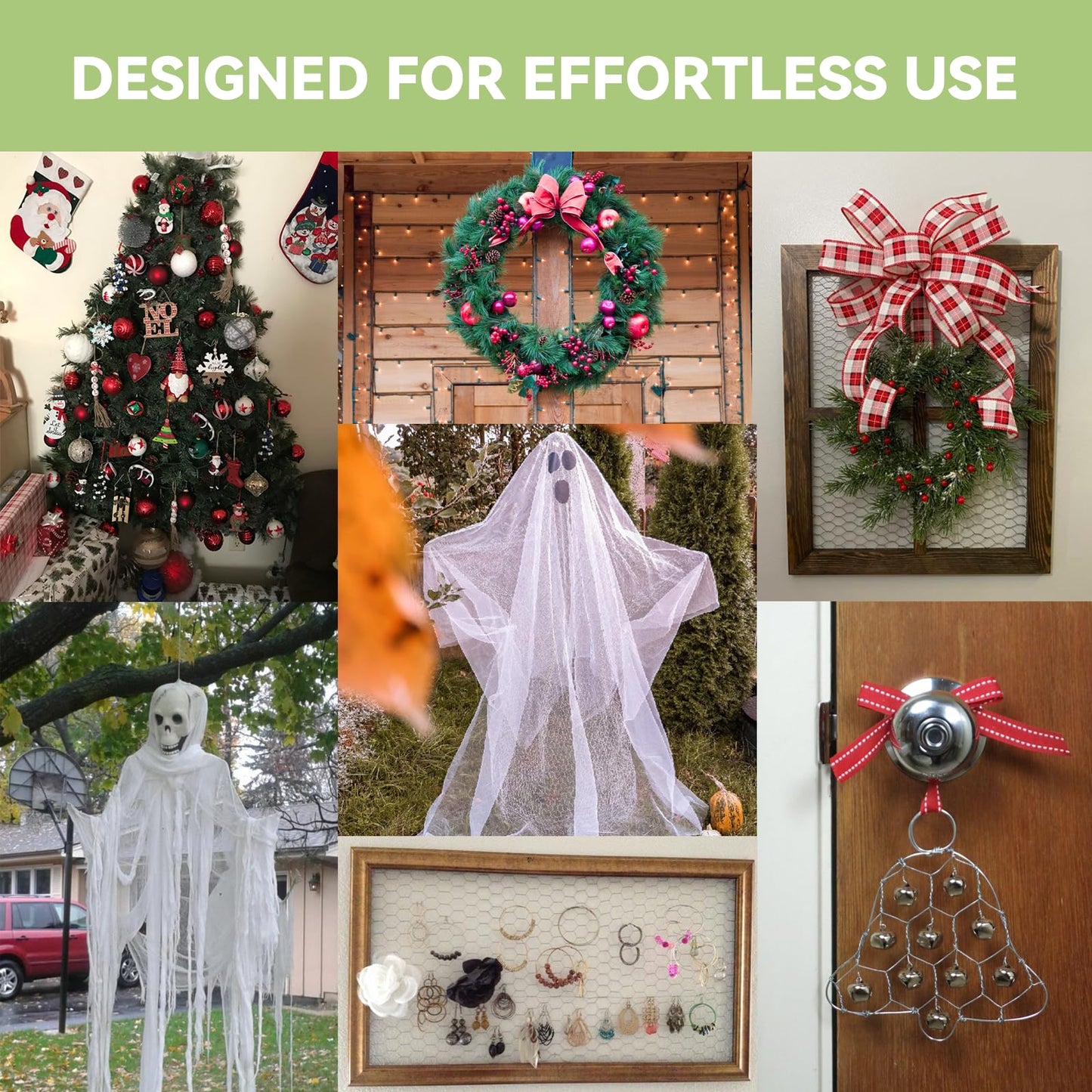 Floral Chicken Wire Flower Arrangement: 39 X 39 Inch Galvanized Chicken Wire Roll Bendable Vase Frog Mesh for Crafts DIY Grid Garden Florist Wedding Arch Holiday Christmas Thanksgiving Decorations