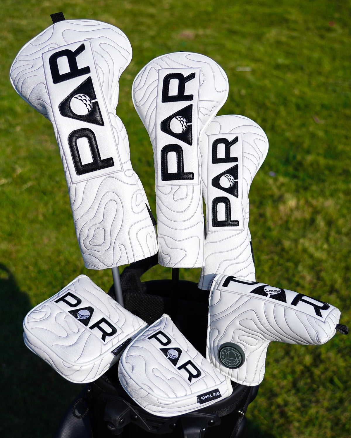 Golf Club Headcover Full Set Driver 3 Wood Headcover Fairway Wood Headcover Leather Golf Club Head Covers